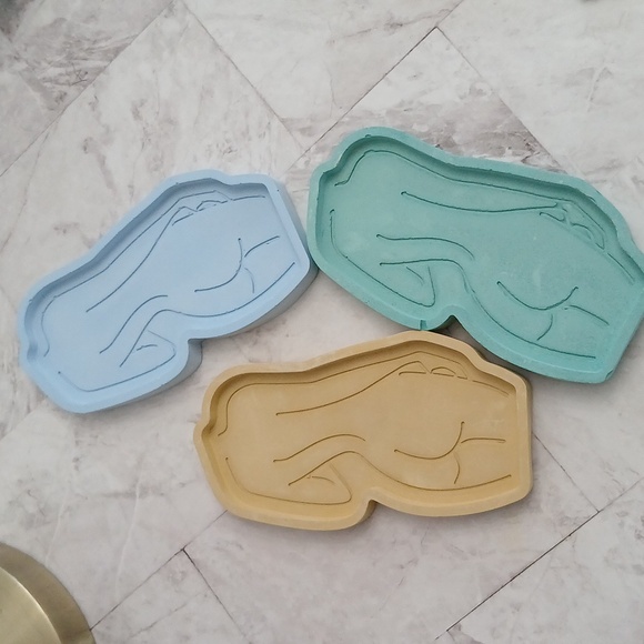 Decorative Jewelry Tray, Aqua - Picture 6 of 6